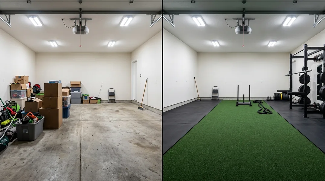 Result artificial grass installation in Stockton - Stockton Turf Installation
